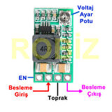 MP2315 24V to 5V 2A Voltaj Düşürücü Modül Güç Kaynağı Voltaj Ayarlanabilir ve Sabit Çıkış Step Down