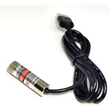 Usb Kablolu 5mW 650nm Kırmızı Artı Lazer Modül 1 Metre Kablo Lens ile Odak Ayarlı 12mm Çap İşaretle