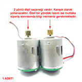 RP360-ST/15260 Dc Motor Robot Süpürge DC 12V DIY RC Oyuncak Model Araba Bot Helikopter Vakum Fan Ele