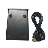 R10D 125Khz Usb Rfid Okuyucu Em4100 TK4100 SMC4001 RFID Manyetik Kart Anahtarlık Etiket Personel Tak