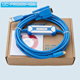 UC-PRG020-12A Delta Usb Plc Programlama Kablosu Round 8 Pin DB9 Hmi Text Panel