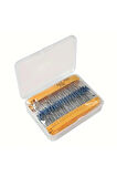 Kutulu 600 Parça Direnç Seti 10ohm / 1Mohm 30 Farklı Tip 20şer Adet Metal Film Dip Direnç