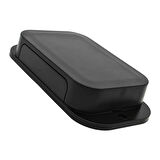 AK-W-67 100x67x22mm Plastik Kutu Siyah Renk Duvar Montaj Tip Elektronik Devre Cihaz Ev Otomasyon
