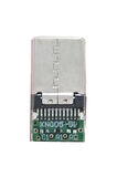 Erkek Type C to Dip Soket 4 Pin USB 3.1 Smd Lehimlenebilir Padler Konnektör Telefon Şarj Board Usb K