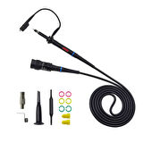 P2200 Osiloskop Probu 200MHz x1 x10 Kazanç Anahtarlı Bnc Soket DC 300 / 600V CATII BNC 1 Metre Kablo