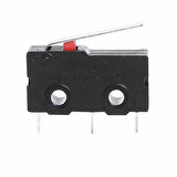 KW11-3Z-B Micro Switch Anahtar 16mm Kol 5A 250V Kollu NO NC COM SPDT Sınırlayıcı Momentary Buton
