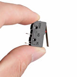 KW11-3Z-B Micro Switch Anahtar 16mm Kol 5A 250V Kollu NO NC COM SPDT Sınırlayıcı Momentary Buton