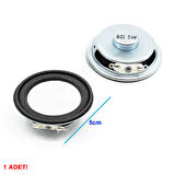 Mini 5cm 8 Ohm 5W Hoparlör Yuvarlak Speaker 50mm 5 Watt Ses Müzik Amfi Ses Oluşturucu Yüksek Kalite