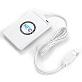 ACR122U 13.56Mhz Rfid Okuyucu Yazıcı Usb Kopyalayıcı Nfc Manyetik Kart Anahtarlık Etiket Okuyucu