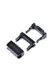 2x5 Pin IDC Konnektör 10 Pin Kablo Soketi 2.54mm 180 Derece Dişi Header Devre PCB Bağlantı Parçası