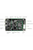 FRDM-MCXC444 Geliştirme Kartı MCU-Link Programlayıcı MCXC444 Arm Cortex M0+ 48MHz 256kb Flash