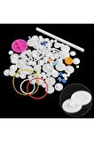 85 Parça Plastik Dişli Seti (oyuncak - Tekerlek - Mil - Çark)