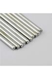 10 Adet 2mm X 100mm Çelik Mil Çubuk