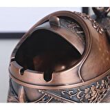 Kapaklı Metal Fil Figürlü Küllük 11*18 Cm