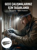 Yüksek Parlaklıklı LED Kafa Feneri Gece Çalışmaları İçin Yüksek Parlaklık