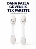 2 Adet Güçlü Yapışkanlı Çocuk Güvenlik Kilidi