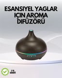 7 Renk Işıklı Ultrasonik Hava Difüzörü – Sessiz ve Güvenli Kullanım