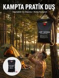 Taşınabilir Kamp Duşu Solar Isıtmalı 20 Litre Su Kapasiteli Hijyen Çözümü Y