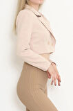 Crop Ceket Bej   1026.1247.