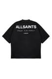 Unisex Oversize ALL SAINT BASIC Baskılı Boxy Fit Kalın Kumaşlı (240gsm) T-shirt