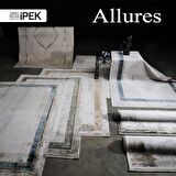 İpek Mekik Halı Allures Vizon Gri Modern Eskitme Halı