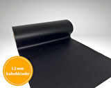 48 cm x 5 metre - SİYAH - KUMAŞ DESENLİ - SUNİ DERİ Çekmece İçi Kaydırmaz Halı , çekmece halısı