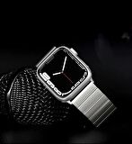 Apple Watch 8 7 6 5 4 3 Se Ultra 42 / 44 / 45 / 49 MM Uyumlu Metal Paslanmaz Çelik Kordon