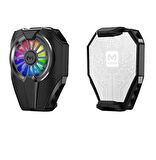 Memo DLO6 Cep Telefonu ve Tablet Soğutucu Rgb Led Soğutma Fanı