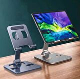Masaüstü Metal Katlanabilir Telefon Ve Tablet Tutucu Bracket