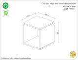 ALİNA DİZAYN REPL DUVAR RAFI SAFİR MEŞE