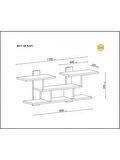 WOOD DUVAR RAFI CEVİZ