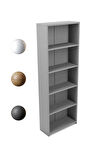  5 Raflı Kitaplık Dekoratif Kitaplık Çok Amaçlı Raf