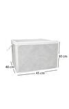 5 Adet Mini Boy Tela Kumaş Kıyafet Hurcu 45x40x30 Cm