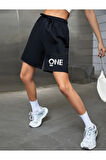 TRENDY NOW Unisex One Baskılı Şort