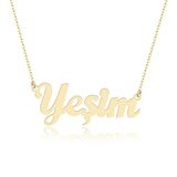 Altın İsim Kolye