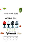 Alveon Alv-201 Siyah 0-250 Ml  Rondo 500-1500 Watt 4 Bıçaklı