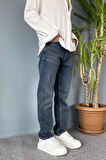 Lacivert  Regular Jean - Kot Pantolon Rahat Kesim