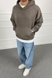 Boxy Fit Kapüşonlu Sweatshirt | STK2108-Sweatshirt