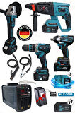 ALLİZER 5 Lİ SET (4LÜ SET MAVİ+ 200 AMPER KAYNAK MAKİNASI )