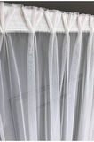 Amerikan Pile Pırıltı Sade Modern Yeni Dikim Tül Perde