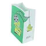 Kese Popcorn Midi 15x20x8 Cm Beyaz Kraft 500 ADET