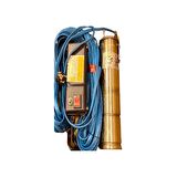 MGM-P 150 1.5 HP 220v 25 mt. Kablolu & Panolu Bronz Yağ Çemberli Dalgıç Pompa Çıplak Motoru