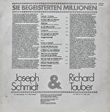 Joseph Schmidt & Richard Tauber – Sie Begeisterten Millionen Chanson Vinly Plak alithestereo