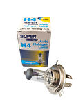 Super Light H4 Halojen Far Ampülü 12 Volt 100/90 Watt