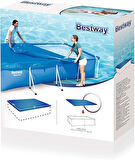 Bestway Flowclear PE-Abdeckplane, für Steel Pro Pool, blau  410x226cm