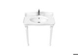 Creavit Antik Etajerli Beyaz Lavabo 80 cm