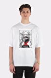 Unisex Beyaz Oversize T-shirt Himiko Toga - My Hero Academia