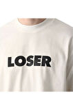 Loser Baskılı Erkek Oversize T-Shirt