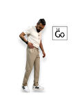 Relaxed Fit Erkek Pileli Jogger Pantolon