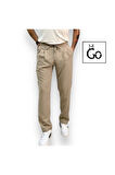 Relaxed Fit Erkek Pileli Jogger Pantolon